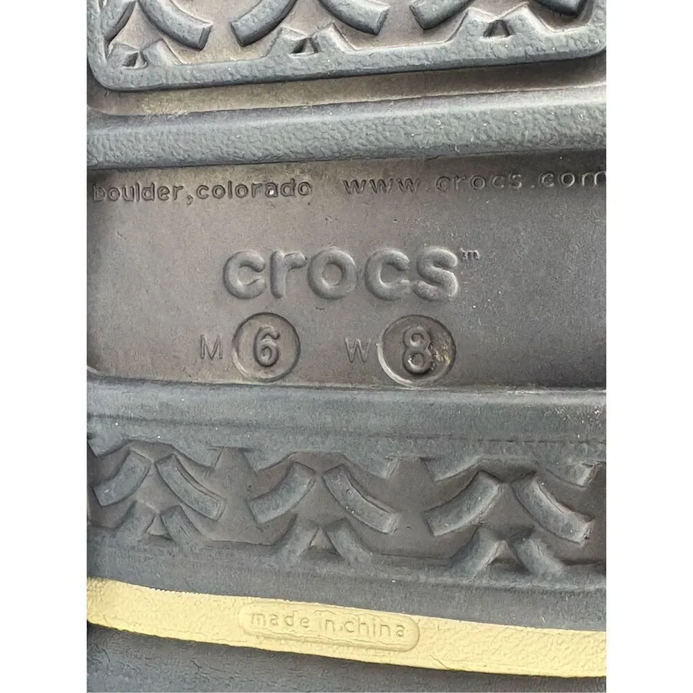 CROCS Repair navy sling back sandals - W8, M6